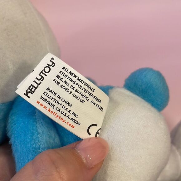 SMURF The Smurfs 11" Plush 2013 Kelly Toys NWT Excellent Condition Blue & White - Picture 9 of 9